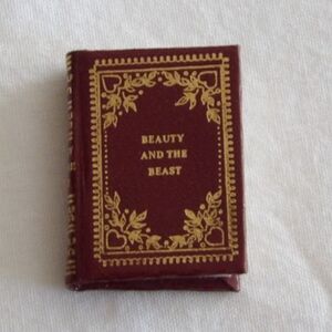 Dollhouse Miniature Book Beauty And The Beast #170? Of 300 Barbara Raheb
